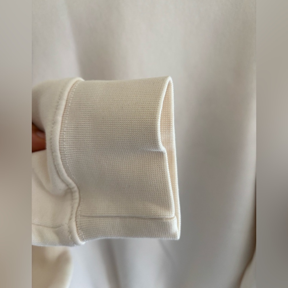 Zara Cream Crewneck Men's Sweater M size - Picture 9 of 10